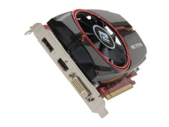 Picture of POWERCOLOR AX7770 1GBD5-DH Radeon HD 7770 GHz Edition 1GB 128-bit GDDR5 PCI Express 3.0 x16 HDCP Ready CrossFireX Support Video Card