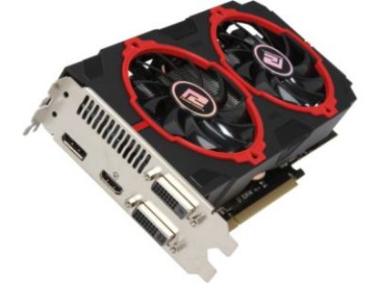 Picture of POWERCOLOR AXR7 260X 2GBD5-TDHE/OC Radeon R7 260X 2GB 128-bit GDDR5 PCI Express 3.0 x16 HDCP Ready CrossFireX Support Video Card