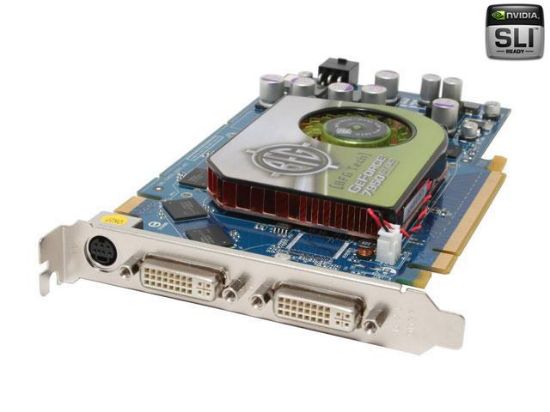 Picture of BFG BFGR7950512GTOCE Tech GeForce 7950GT 512MB 256-bit GDDR3 PCI Express x16 SLI Support OC Edition Video Card