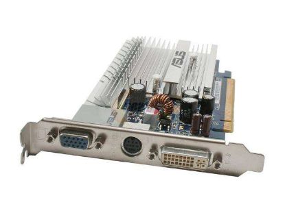 Picture of ASUS EN7300LE/HTD/128M GeForce 7300LE Supporting to 512MB(128MB on BoarD) 64-bit GDDR2 PCI Express x16 Video Card