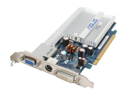 Picture of ASUS EN7200GS/HTD/256M/A(C381/LP) GeForce 7200GS 256MB 64-bit GDDR2 PCI Express x16 Video Card