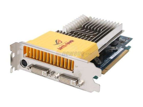 Picture of ASUS EN8600GT SILENT/HTDP/512M GeForce 8600 GT 512MB 128-bit GDDR3 PCI Express x16 HDCP Ready SLI Support Super Silent Video Card