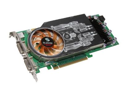 Picture of LEADTEK PX9600 GSO EXTREME GeForce 9600 GSO 384MB 192-bit GDDR3 PCI Express 2.0 x16 HDCP Ready SLI Support Video Card