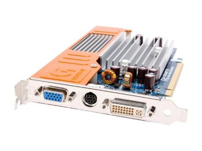 Picture of GIGABYTE GV-NX65128DE GeForce 6500 256MB(128MB on Board) 64-bit GDDR2 PCI Express x16 Screen Cooling Video Card