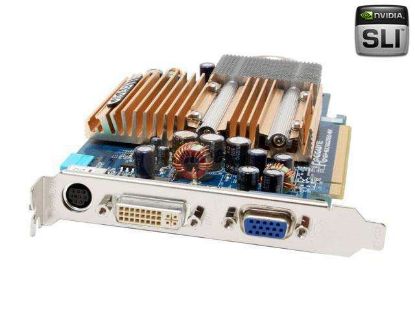 Picture of GIGABYTE GV-NX76G256D-RH GeForce 7600GS 256MB 128-bit GDDR2 PCI Express x16 SLI Support Video Card