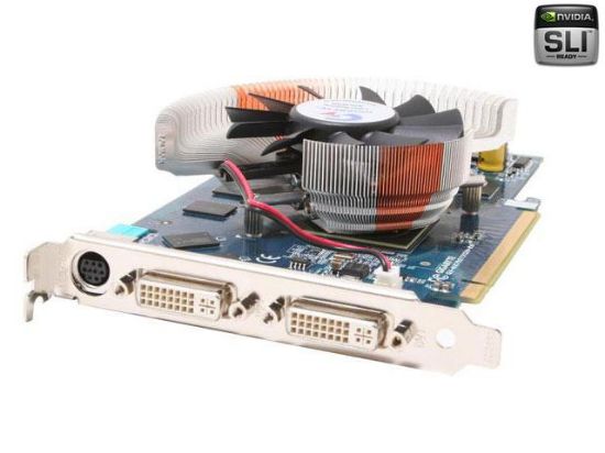 Picture of GIGABYTE GV-NX795T512H-RH GeForce 7950GT 512MB 256-bit GDDR3 PCI Express x16 HDCP Ready SLI Support Zalman VF700-AlCu HDCP Video Card