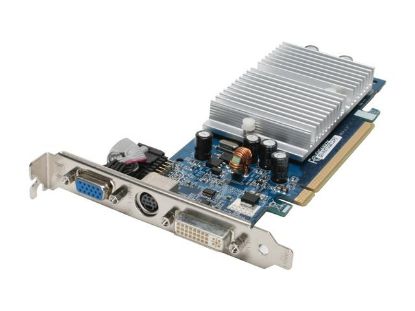 Picture of GIGABYTE GV-NX72G512P1 GeForce 7200GS 128MB 32-bit GDDR2 PCI Express x16 Video Card