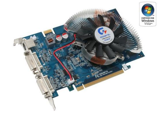 Picture of GIGABYTE GV-NX86T256H-ZL GeForce 8600 GT 256MB 128-bit GDDR3 PCI Express x16 HDCP Ready SLI Support Video Card