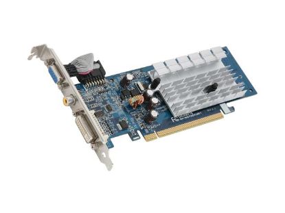 Picture of GIGABYTE GV-NX72G512E1 GeForce 7200GS 128MB 64-bit GDDR2 PCI Express x16 Low Profile Ready Video Card