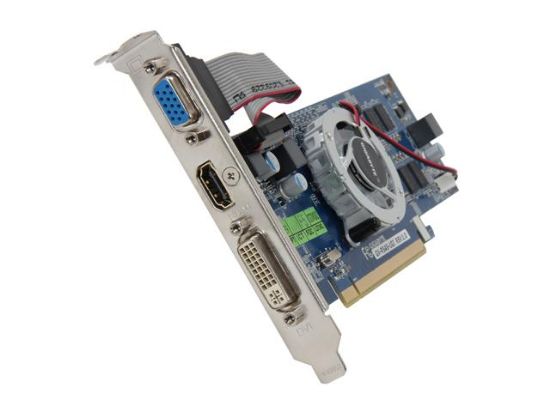 Picture of GIGABYTE GV-R545-1GI Radeon HD 5450 1GB 64-bit DDR3 PCI Express 2.1 x16 HDCP Ready Low Profile Video Card