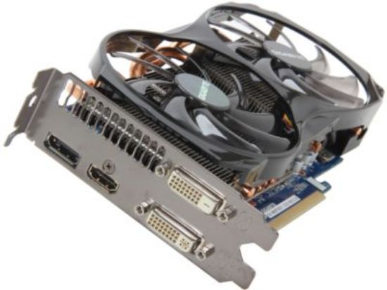 Picture of GIGABYTE GV-N65TBOC-2GD GeForce GTX 650 Ti BOOST 2GB 192-bit GDDR5 PCI Express 3.0 HDCP Ready Video Card