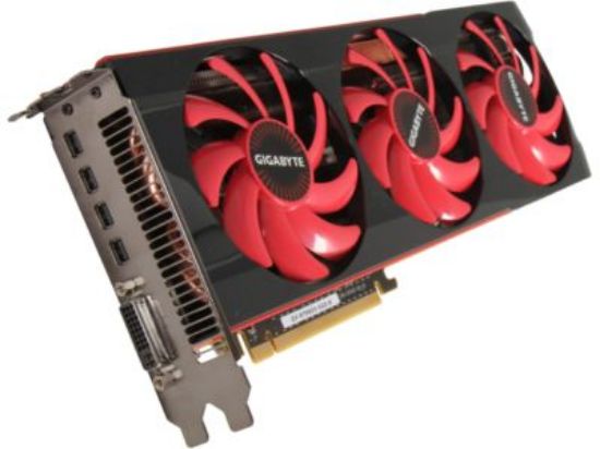 Picture of GIGABYTE 102C4760100 Radeon HD 7990 6GB 768-bit GDDR5 PCI Express 3.0 HDCP Ready CrossFireX Support Video Card