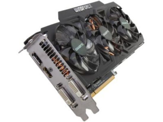 Picture of GIGABYTE GV-N770OC-2GD GeForce GTX 770 2GB 256-bit GDDR5 PCI Express 3.0 HDCP Ready WindForce 3X 450W Video Card