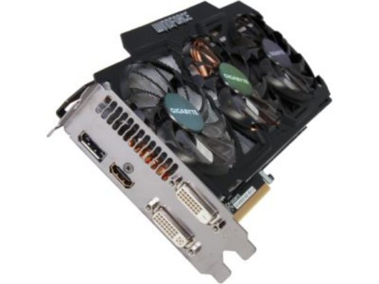 Picture of GIGABYTE GV-N760OC-4GD GeForce GTX 760 4GB 256-bit GDDR5 PCI Express 3.0 HDCP Ready WindForce 3X 450W Video Card