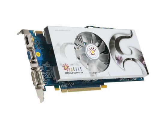 Picture of SPARKLE SXS2501024D3-NM GeForce GTS 250 1GB 256-bit GDDR3 PCI Express 2.0 x16 HDCP Ready SLI Support Video Card