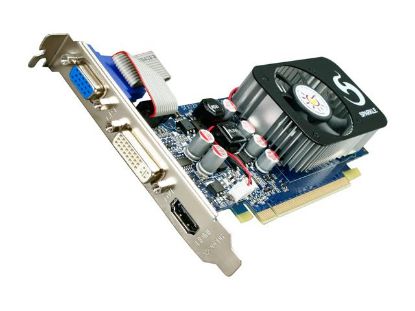 Picture of SPARKLE SXT2401024S3LNM GeForce GT 240 1GB 128-bit DDR3 PCI Express 2.0 x16 HDCP Ready Low Profile Ready Video Card