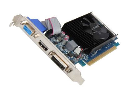 Picture of SPARKLE SX84GS1024S3LNM GeForce 8400 GS 1GB 64-bit DDR3 PCI Express 2.0 x16 HDCP Ready Low Profile Video Card