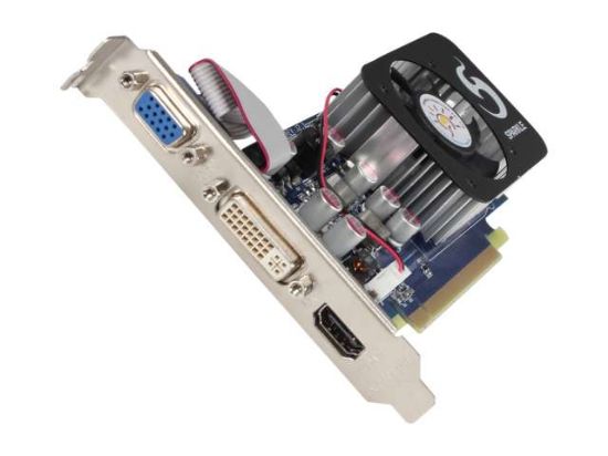 Picture of SPARKLE RXT2201024S3LNM GeForce GT 220 1GB 128-bit DDR3 PCI Express 2.0 x16 HDCP Ready Low Profile Video Card