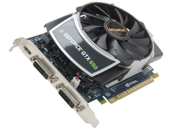 Picture of SPARKLE 700024 GeForce GTX 650 1GB 128-bit GDDR5 PCI Express 3.0 OC ATX Video Card