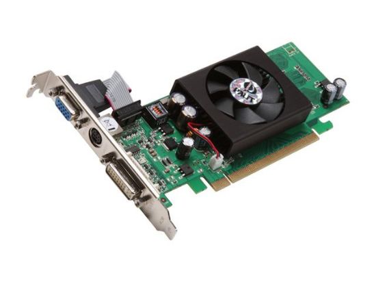 Picture of PALIT NE-8400S-TD56 NEand8400SandTD56 GeForce 8400 GS 512MB 64-bit GDDR2 PCI Express x16 HDCP Ready Low Profile Video Card