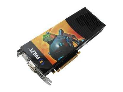 Picture of PALIT NE/98GX2+H305 GeForce 9800 GX2 1GB (512MB per GPU) 512-bit (256-bit per GPU) GDDR3 PCI Express 2.0 x16 HDCP Ready SLI Support Video Card