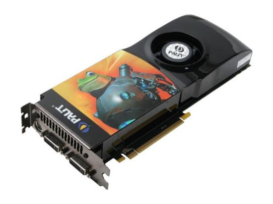 Picture of PALIT NE/98GTX-T352 GeForce 9800 GTX(G92) 512MB 256-bit GDDR3 PCI Express 2.0 x16 HDCP Ready SLI Support Video Card