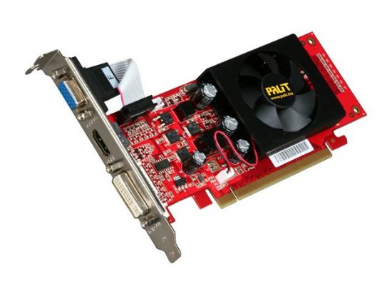 Picture of PALIT NE28400SFHD56 GeForce 8400 GS 512MB 64-bit DDR2 PCI Express 2.0 x16 HDCP Ready Low Profile Ready Video Card