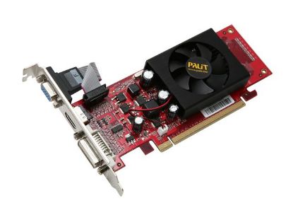 Picture of PALIT NE221000FHD56 GeForce 210 512MB 64-bit DDR2 PCI Express 2.0 x16 HDCP Ready Video Card