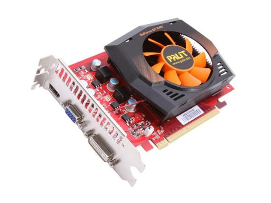 Picture of PALIT NE5T2400FHD51 GeForce GT 240 512MB 128-bit GDDR5 PCI Express 2.0 x16 HDCP Ready Video Card