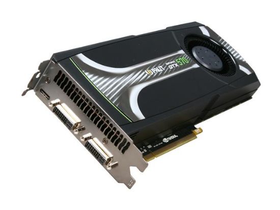 Picture of PALIT NE5X5700F09DA GeForce GTX 570 (Fermi) 1280MB 320-bit GDDR5 PCI Express 2.0 x16 HDCP Ready SLI Support Video Card