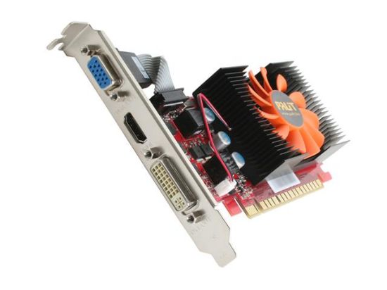 Picture of PALIT NEAT430NFHD06 GeForce GT 430 (Fermi) 1GB 64-bit DDR3 PCI Express 2.0 x16 HDCP Ready Low Profile Ready Video Card