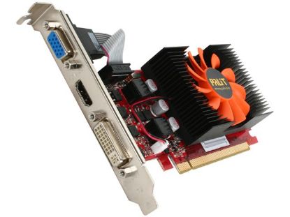 Picture of PALIT NEAT4400HD01-1081F GeForce GT 440 (Fermi) 1GB 128-bit DDR3 PCI Express 2.0 x16 HDCP Ready Low Profile Ready Video Card