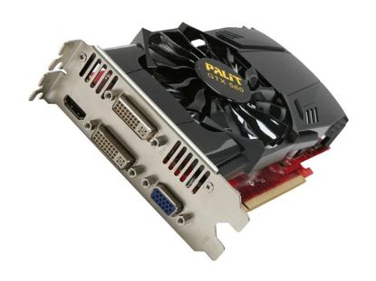 Picture of PALIT NE5X56001142F GeForce GTX 560 (Fermi) 2GB 256-bit GDDR5 PCI Express 2.0 x16 HDCP Ready SLI Support Video Card