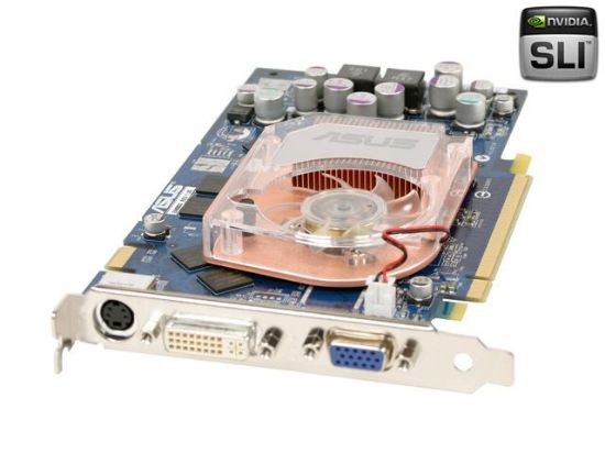 Picture of ASUS EN6800/TD/256 GeForce 6800 256MB 256-bit DDR PCI Express x16 SLI Support Video Card