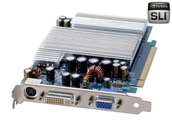 Picture of ASUS EN6600/TD/256M/SILENCER GeForce 6600 256MB 128-bit DDR PCI Express x16 SLI Support Video Card