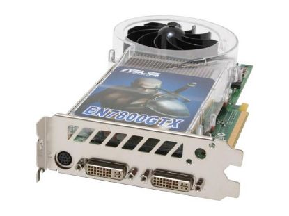 Picture of ASUS EN7800GTX/2DHTV/256 GeForce 7800GTX 256MB 256-bit GDDR3 PCI Express x16 SLI Supported Video Card