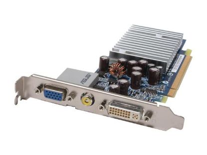 Picture of ASUS EN6500/TD/128M GeForce 6500 128MB (Effective Memory Size 256MB) 64-bit GDDR2 PCI Express x16 Low Profile Video Card