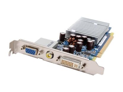 Picture of ASUS EN6200TC TOP/TD/128M GeForce 6200TC Supporting 256MB (128MB on board) 64-bit GDDR2 PCI Express x16 Low Profile Video Card