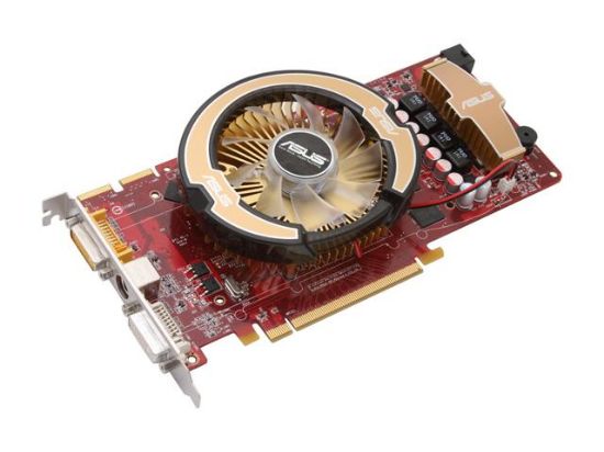 Picture of ASUS EAH3870/G/HTDI/512M Radeon HD 3870 512MB 256-bit GDDR4 PCI Express 2.0 x16 HDCP Ready CrossFireX Support Video Card