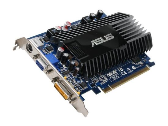 Picture of ASUS EN8400GS SILENT/HTP/512M/A GeForce 8400 GS 512MB 64-bit GDDR2 PCI Express x16 HDCP Ready Video Card