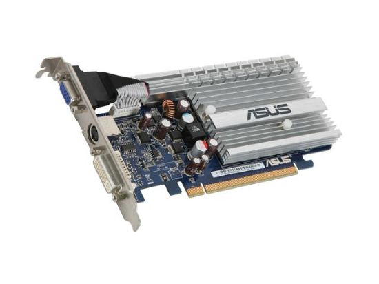 Picture of ASUS EN8400GSSILENTHTP256M GeForce 8400 GS 256MB 64-bit GDDR2 PCI Express x16 HDCP Ready Video Card