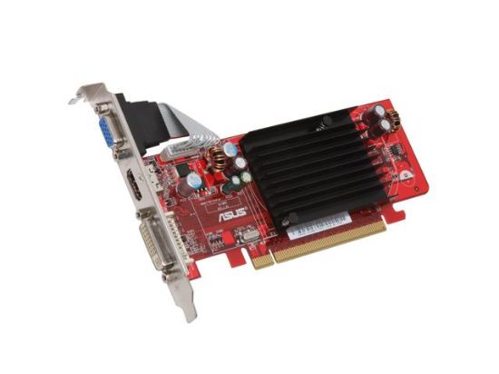 Picture of ASUS EAH3450/DI/256M Radeon HD 3450 256MB 64-bit GDDR2 PCI Express 2.0 x16 HDCP Ready Low Profile Ready Video Card