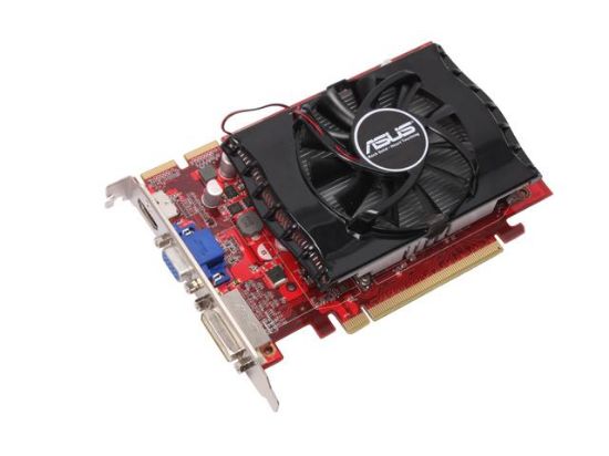 Picture of ASUS EAH4670/DI/512M/A Radeon HD 4670 512MB 128-bit GDDR3 PCI Express 2.0 x16 HDCP Ready CrossFireX Support Video Card