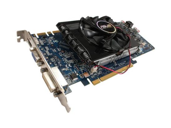 Picture of ASUS EN9600GSO/DI/512M GeForce 9600 GSO 512MB 192-bit GDDR3 PCI Express 2.0 x16 HDCP Ready SLI Support Video Card