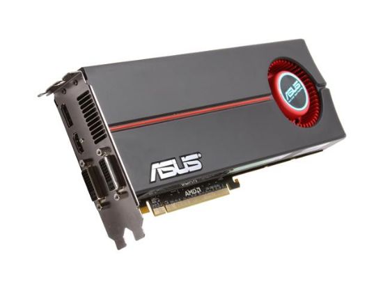 Picture of ASUS EAH5870/G/2DIS/1GD5/A Radeon HD 5870 (Cypress XT) 1GB 256-bit GDDR5 PCI Express 2.0 x16 HDCP Ready CrossFire Supported Video Card w/ATI Eyefinity