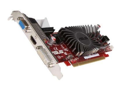 Picture of ASUS EAH5450 SILENT/DI/1GD3 LP Radeon HD 5450 1GB 64-bit DDR3 PCI Express 2.1 x16 HDCP Ready Low Profile Ready Video Card