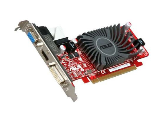 Picture of ASUS EAH5450 SILENT/DI/512MD2-LP Radeon HD 5450 512MB 64-bit DDR2 PCI Express 2.1 x16 HDCP Ready Low Profile Ready Video Card