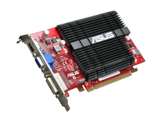 Picture of ASUS EAH5450 SILENT/DI/1GD2 Radeon HD 5450 1GB 64-bit DDR2 PCI Express 2.1 x16 HDCP Ready Video Card