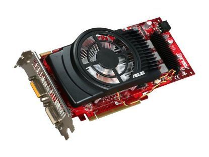 Picture of ASUS EAH4850 CUCORE TOP/2DI/1GD3 CuCore Series Radeon HD 4850 1GB 256-bit DDR3 PCI Express 2.0 x16 HDCP Ready CrossFireX Support Video Card