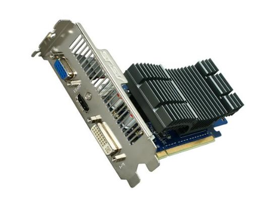 Picture of ASUS EN210 SILENT/DI/512MD2-LP GeForce 210 512MB 64-bit DDR2 PCI Express 2.0 x16 HDCP Ready Low Profile Ready Video Card